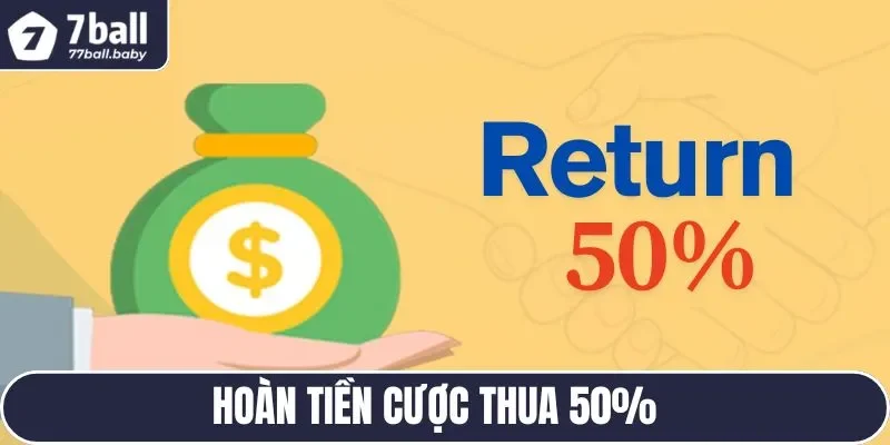 Khuyến mãi 7BALL hoàn tiền cược thua 50% 
